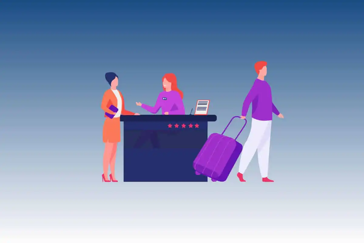 Check-out of accommodation