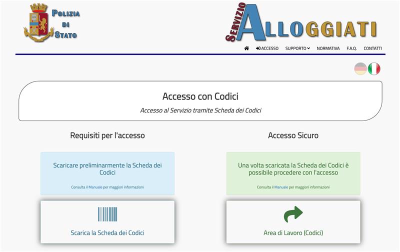 Alloggiati web