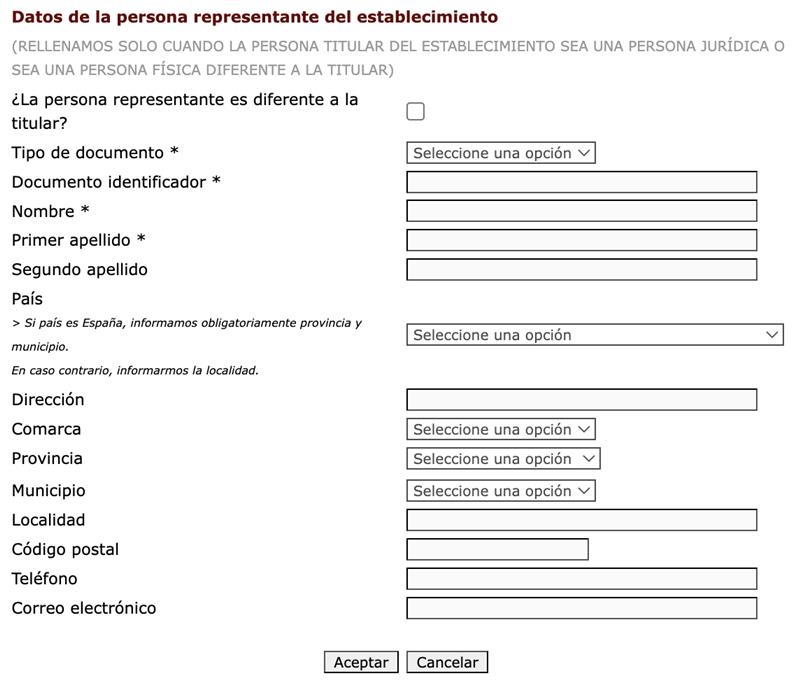 Registro de viajeros en Mossos d’Esquadra 7 Datos persona física propiedad Mossos