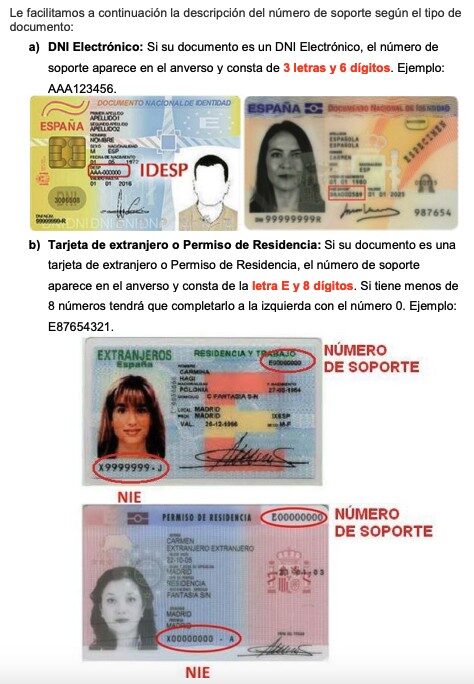 Suporte DNI