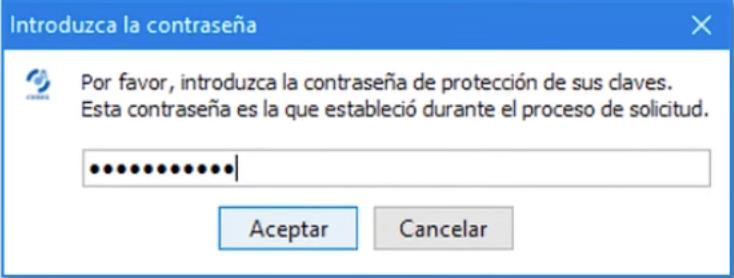 contrasena solicitada